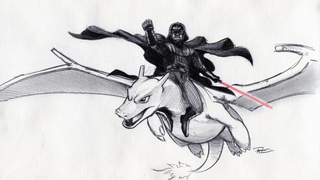 Darth Vader Riding Charizard